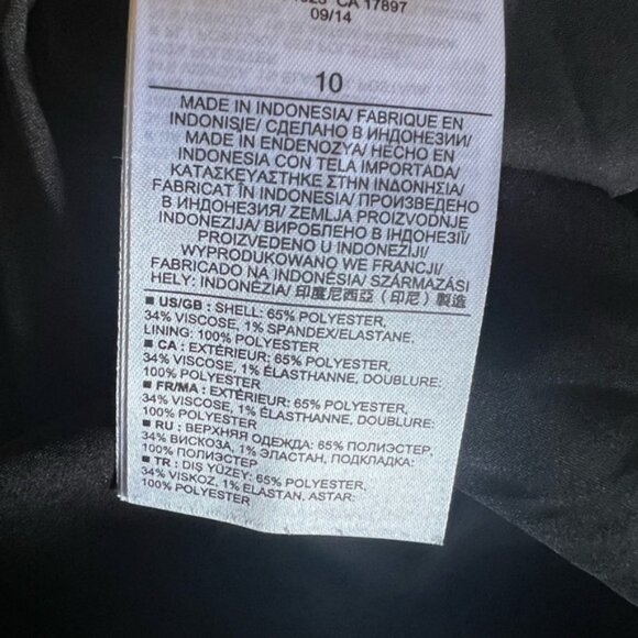 Banana Republic black Dress size 10 - Picture 7 of 14